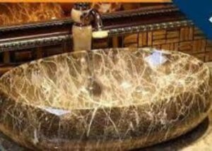 حوض محفور في الرخام