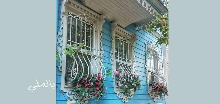 الشباك الحديد أشكاله المختلفة وتصاميمه المتعددة 2 اشكال شبابيك الحديد الخارجية