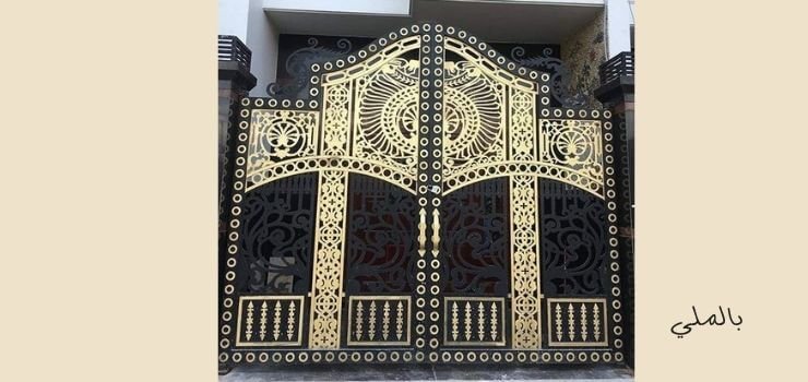 باب حديد سور خارجي