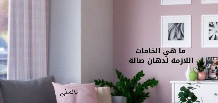 ما هي الخامات اللازمة لدهان صالة مساحتها 20 مترمربع وما هي متوسط التكلفة