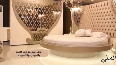 غرف نوم مودرن كاملة بالدولاب والتسريحه 5 غرف نوم مودرن كاملة بالدولاب والتسريحه